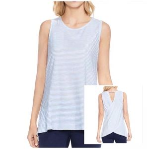 TWO BY VINCE CAMUTO CHARTER MINI STRIPE TANK